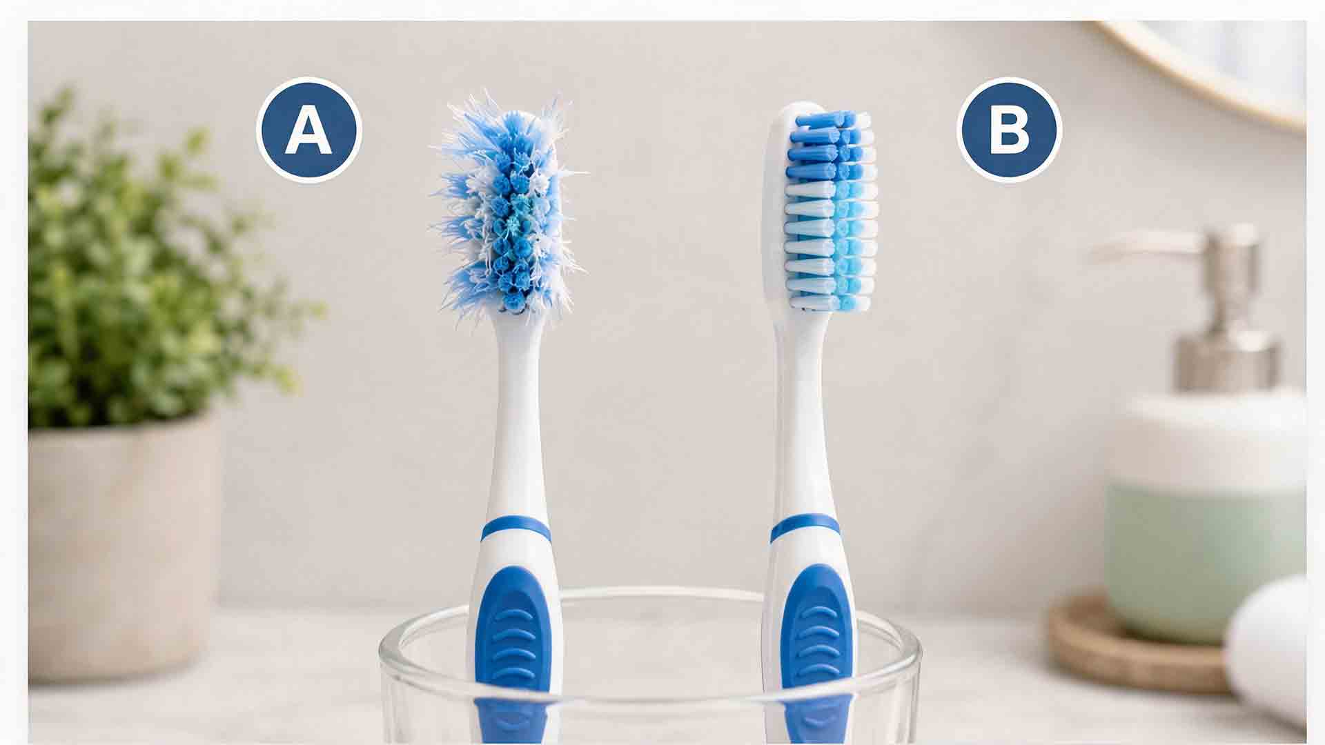 Which toothbrush should be replaced?